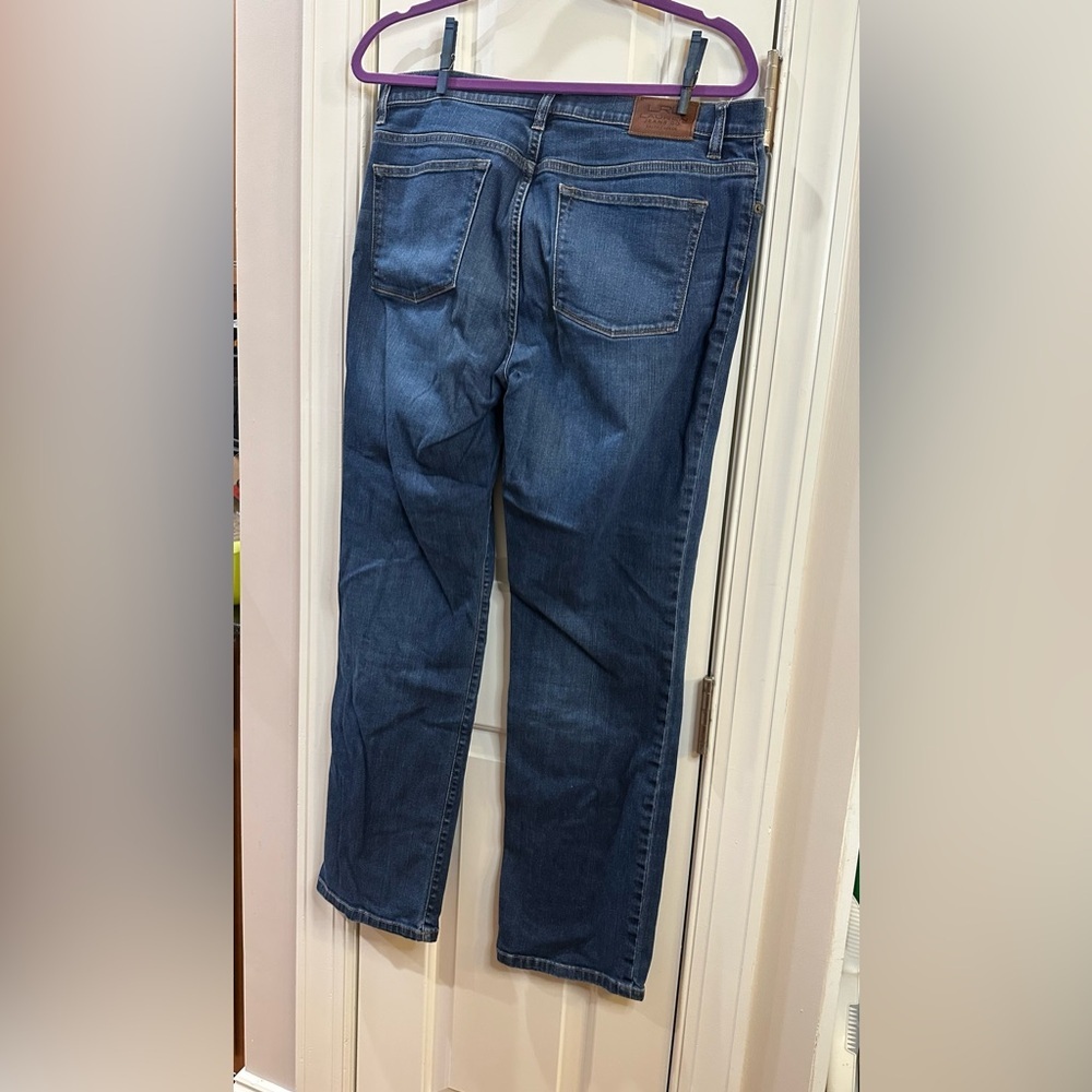 Lauren Ralph Lauren Blue Straight Leg Jeans - Picture 8 of 9